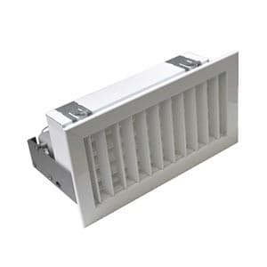 AIRZONE - AZ Grille intelligente standart tripler 350x150 mm aluminium vis