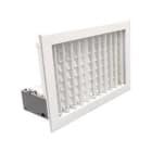 AIRZONE - AZ Grille intelligente double standart 500x100 mm aluminium vis