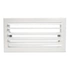 AIRZONE - AZ Grille lames courbes 1 direction motorisee 450x150 blanc clip