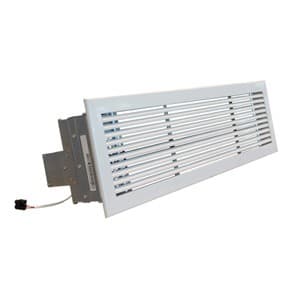 AIRZONE - AZ Grille lineaire 15° deflexion ver motorisee 550x200 mm aluminium vis