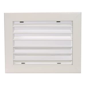 AIRZONE - AZ Grille simple deflexion horizontale 550x200 mm blanc clip