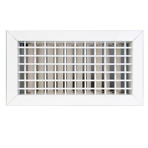 AIRZONE - AZ Grille Double deflexion hor/ver +Reg 700x200 mm aluminium vis