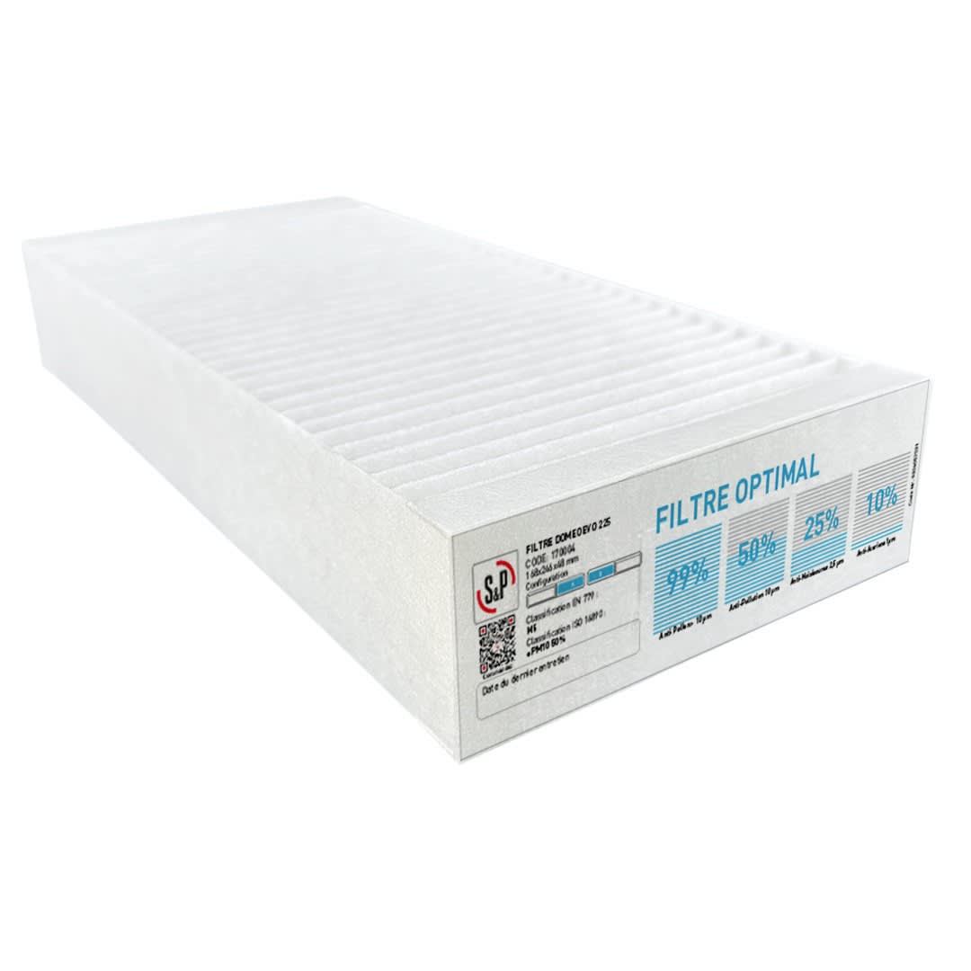 S&P - Filtre DOMEO EVO 225 OPTIMAL, absorption grosses particules