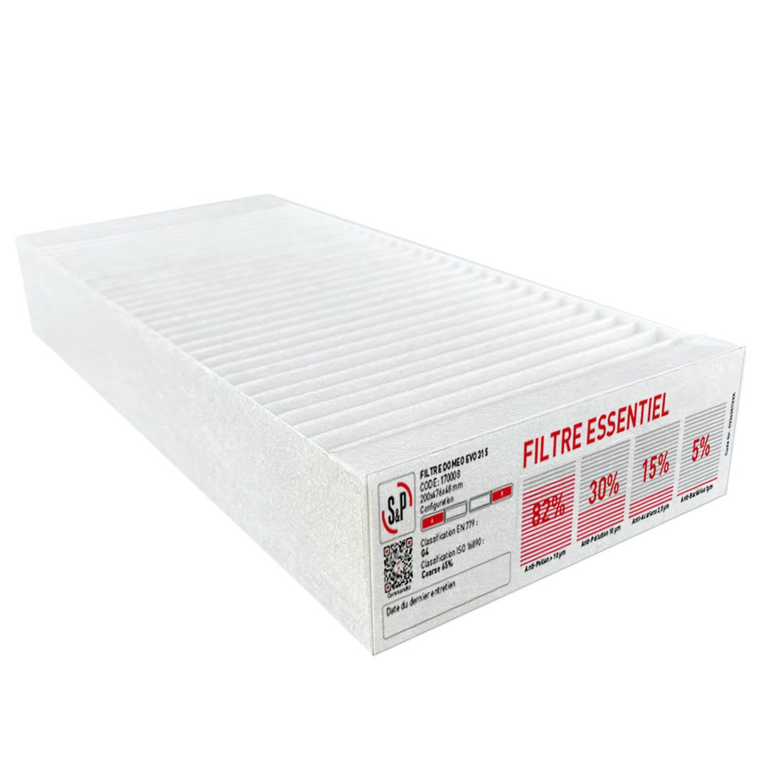 S&P - Filtre DOMEO EVO 315 ESSENTIEL, absorption grosses particules
