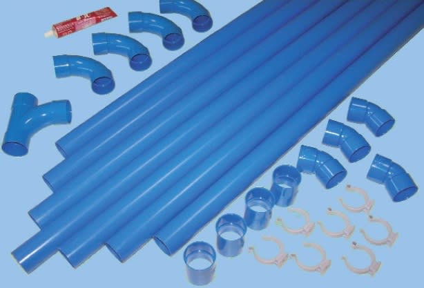 S&P - Kit réseaux SAPHIR comprenant 10 tubes longueur 2 m + accessoires
