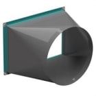 S&P - Réduction rectangulaire/circulaire, D 500 x 600 x 400 mm, pour CADT HE 45