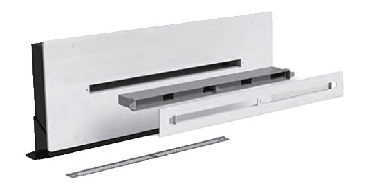 S&P - Grille de façade aluminium pour entrée d'air