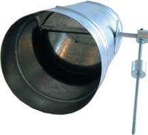 S&P - By-pass mécanique en acier galvanisé pour réseau de climatisation D 200 mm