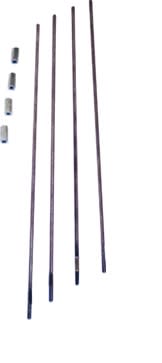 S&P - Tiges filetées pour fixation des aérateurs de vitre et mur HV-STYLVENT (x4)