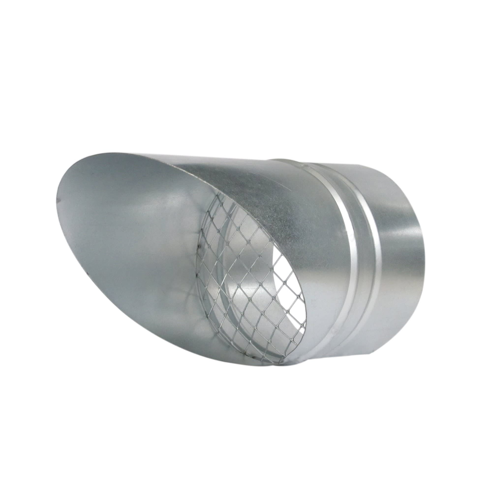 S&P - Auvent pare-pluie acier galvanisé diamètre de raccordement 125 mm.