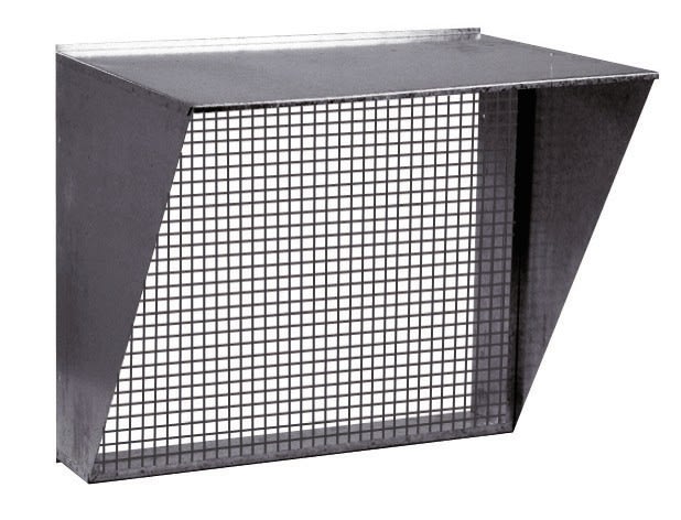 S&P - Auvent pare-pluie acier galvanisé rectangulaire APR CAIT 120