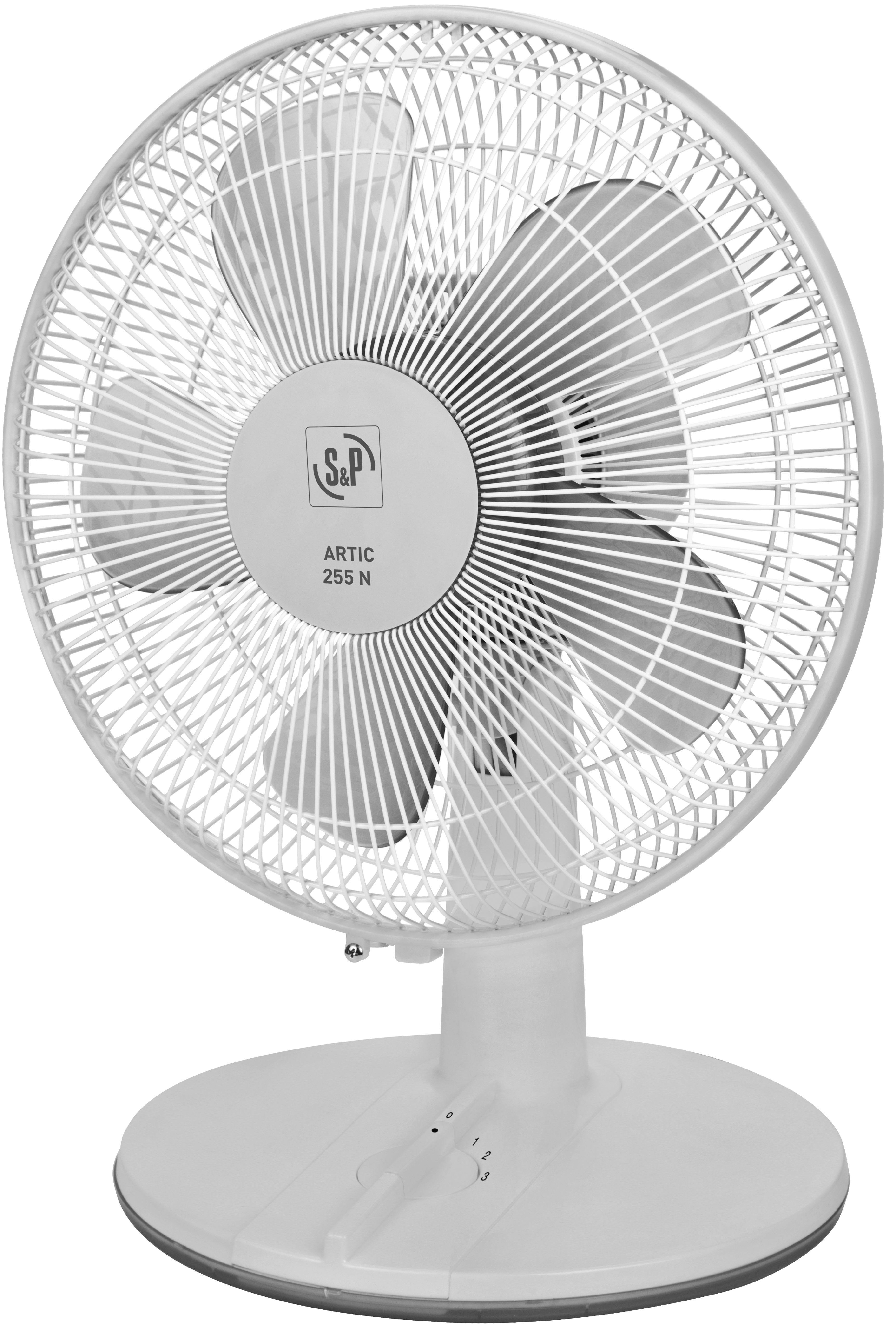 S&P - Ventilateur de table 2 vitesses. D 255 mm. Vitesse d'air : 3,2 m/s.