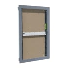 S&P - Volet de désenfumage à portillon pour install. verticale avec grille de façade