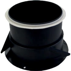 S&P - Manchette à griffes pour bouches BAR, D 125 mm, longueur 130 mm