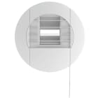 S&P - Bouche hygroréglable WC, 5/30 m3/h. Commande manuelle, D80 mm