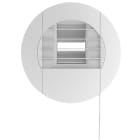 S&P - Bouche hygroréglable WC élec (230V) 5/30 m3/h manchette placo D80 mm