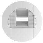 S&P - Bouche hygroréglable SdB avec WC élec (12V) 10-45/45 manchette placo D125 mm