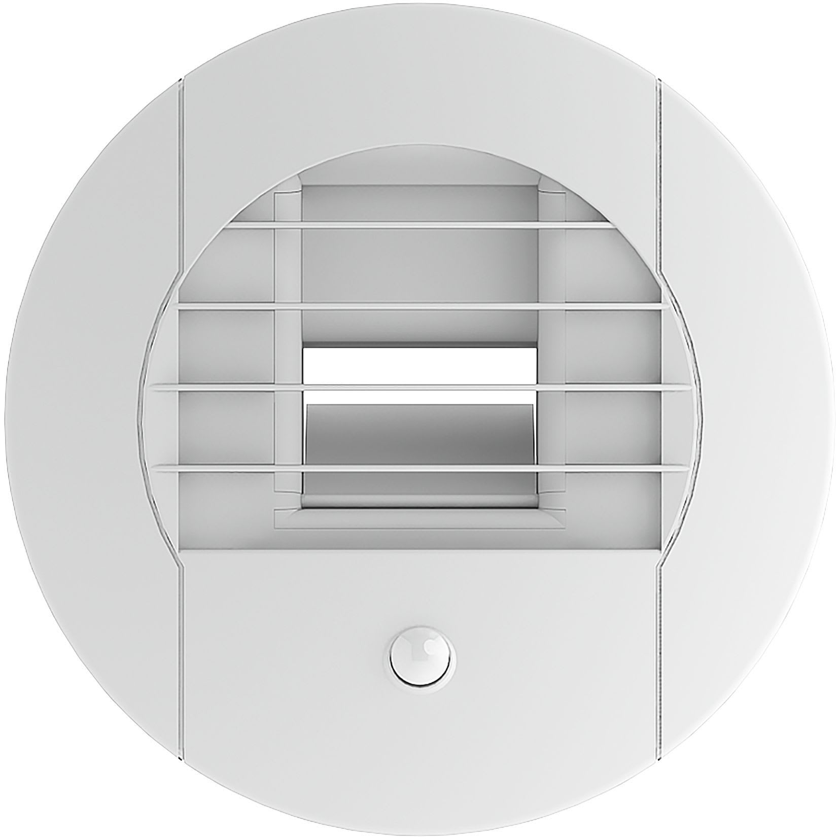 S&P - Bouche hygroréglable SdB + WC élec (12V) détect présence + cde 10-45/45 D125 mm