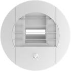 S&P - Bouche hygroréglable SdB avec WC élec (à piles) détect présence 15-45/45 D125 mm