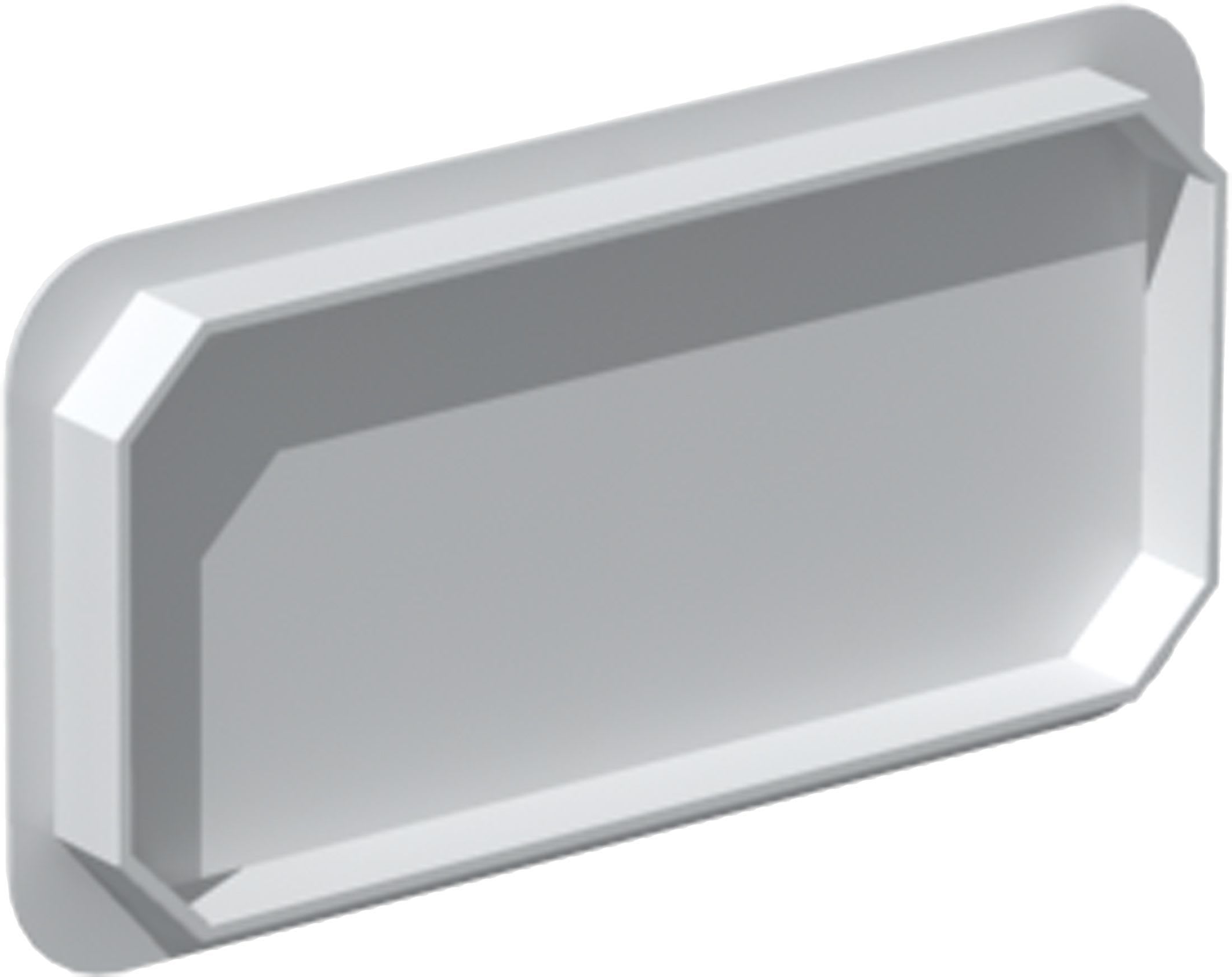 S&P - Bouchon PVC rigide rectangulaire 55 x 110 mm mm, gamme TUBPLA