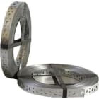 S&P - Bande perforée galva, long = 25 m, larg = 17 mm, epai = 6 mm, trous 8,5 mm