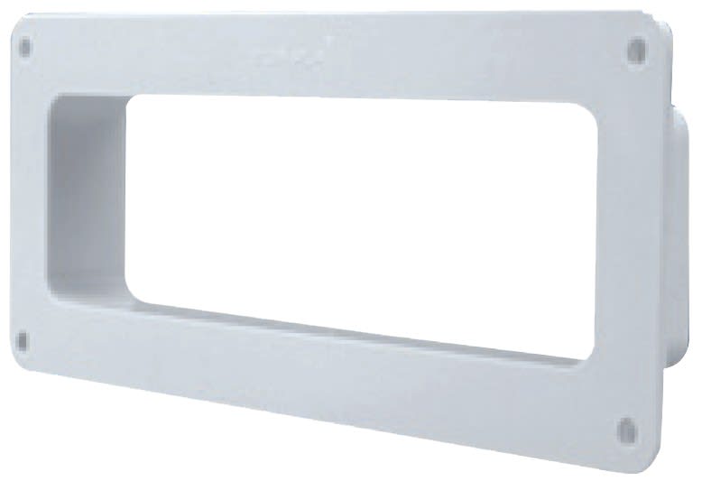 S&P - Bride murale rectangulaire PVC rigide, 55 x 220 mm, gamme TUBPLA