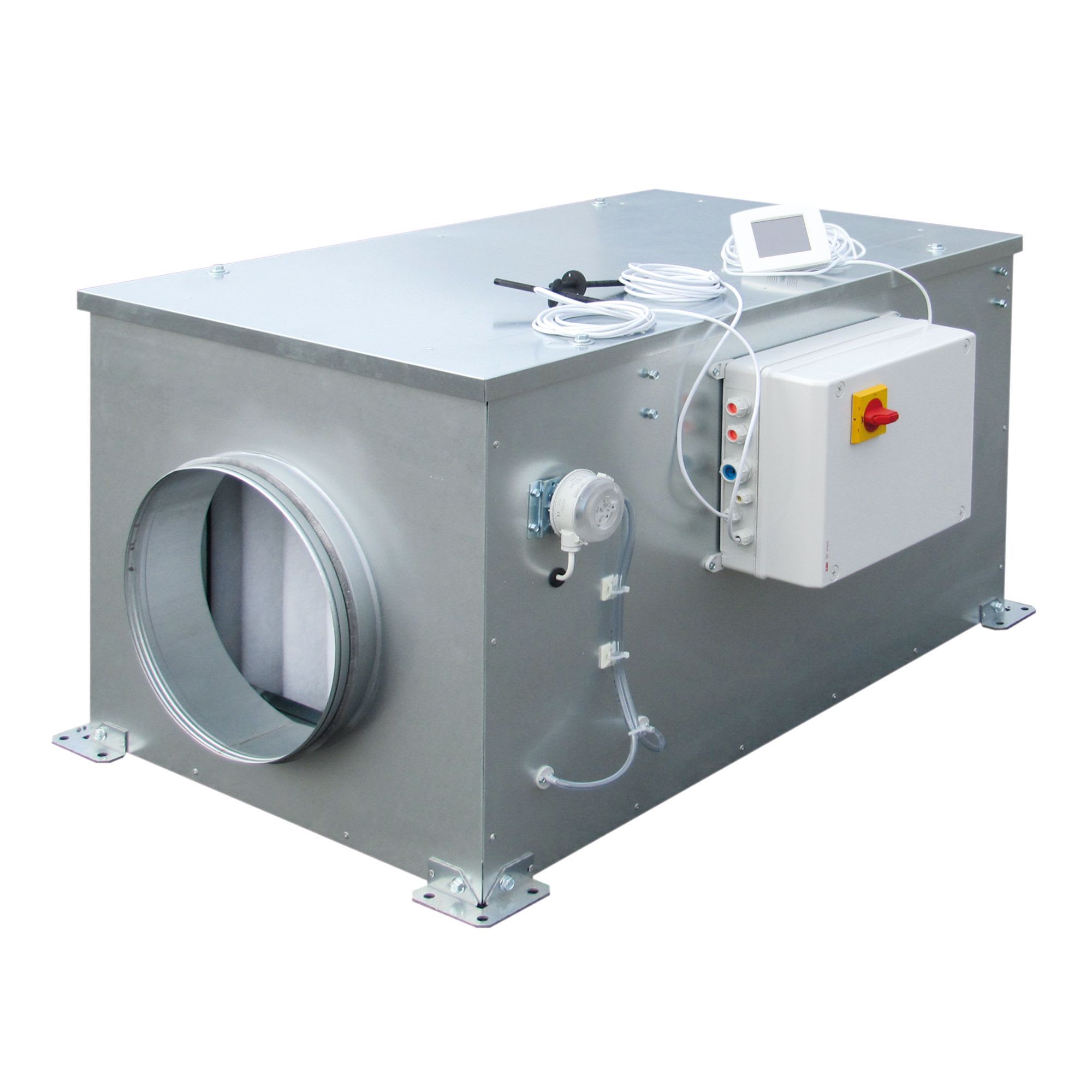 S&P - Centrale introduction d'air 1000 m3/h bat mono élec 6 kw régulée accès droite