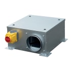 S&P - Caisson Ecowatt iso 25 mm, 1200 m3/h, D 250 mm, dépressostat, inter prox