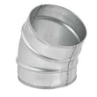 S&P - Coude mâle/mâle à 30° acier galvanisé diamètre de raccordement 100 mm