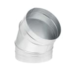 S&P - Coude mâle/mâle à 45° acier galvanisé diamètre de raccordement 560 mm