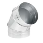 S&P - Coude mâle/mâle à 60° acier galvanisé diamètre de raccordement 315 mm