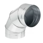 S&P - Coude mâle/mâle à 90° acier galvanisé diamètre de raccordement 355 mm