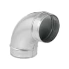 S&P - Coude mâle/mâle à 90° acier galvanisé diamètre de raccordement 200 mm