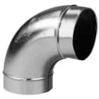 S&P - Coude mâle/mâle à 90° acier galvanisé diamètre de raccordement 710 mm