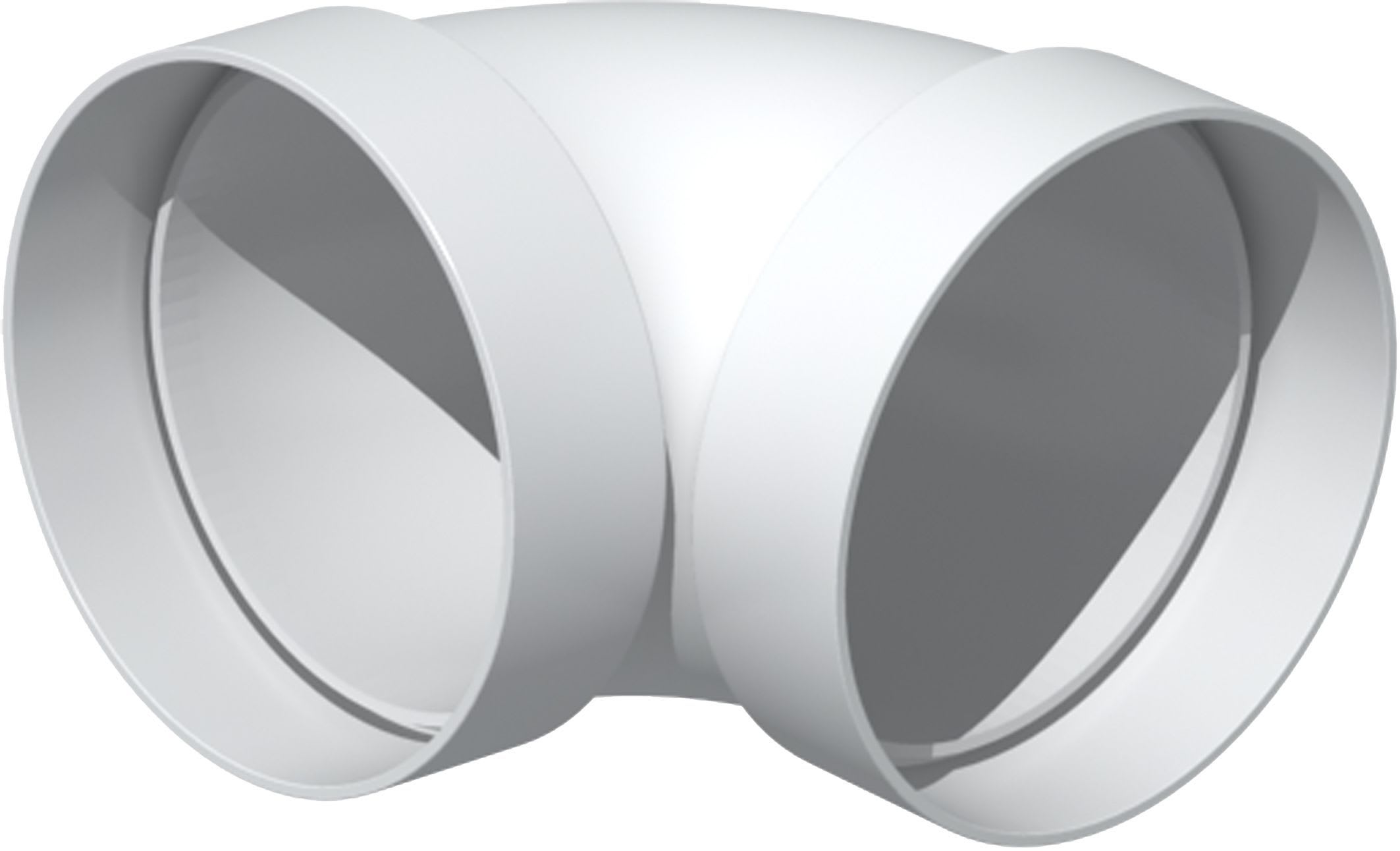 S&P - Coude 90° circulaire PVC rigide, D 100 mm, gamme TUBPLA