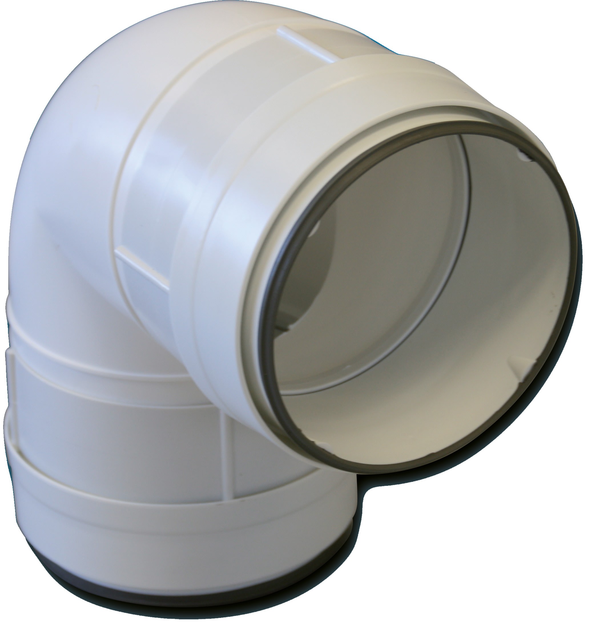 S&P - Coude 90° circulaire PVC rigide à joints d'étanchéité diamètre 100 mm, TUBPLA