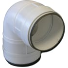 S&P - Coude 90° circulaire PVC rigide à joints d'étanchéité diamètre 100 mm, TUBPLA