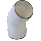 S&P - Coude 45° circulaire PVC rigide à joints d'étanchéité diamètre 100 mm, TUBPLA