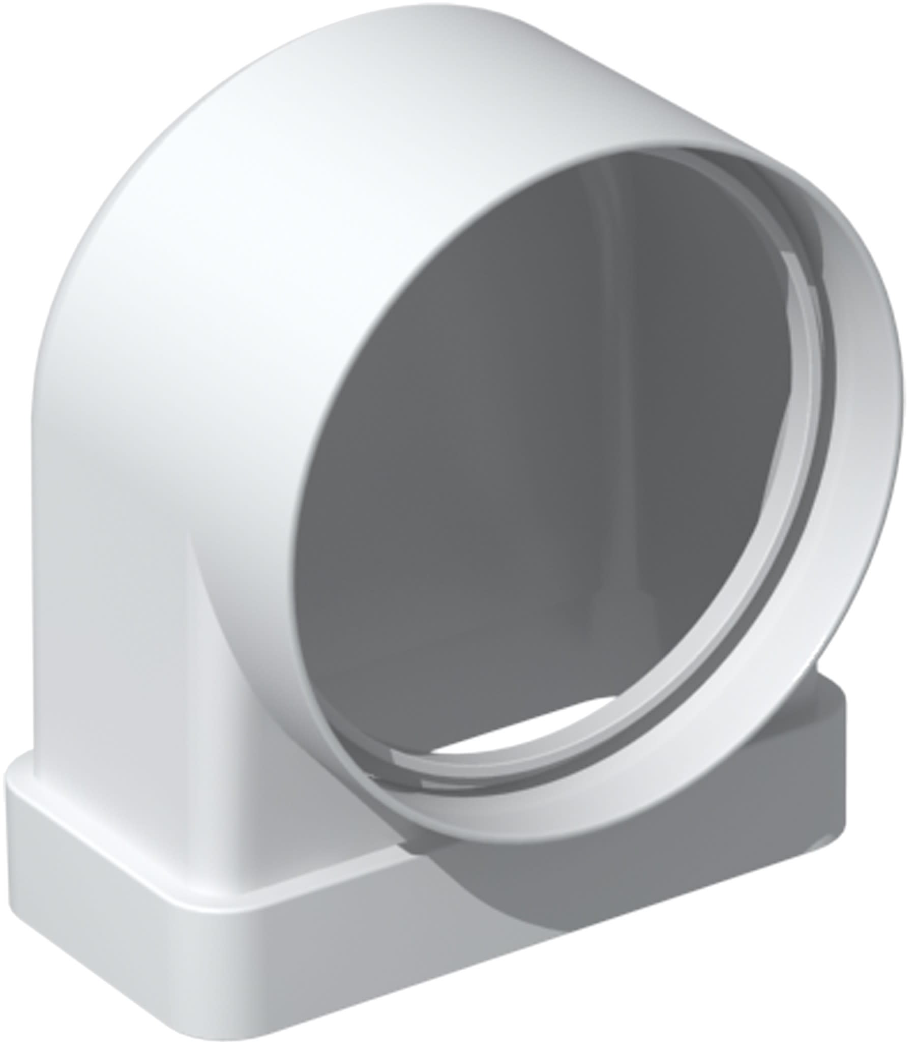 S&P - Coude mixte PVC Rigide section rectangulaire 55 x 110