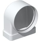 S&P - Coude mixte PVC Rigide section rectangulaire 55 x 110