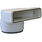 S&P - COUDE MIXTE PVC RIGIDE RECTANGULAIRE 40X110