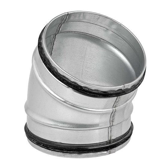 S&P - Coude 30° mâle/mâle acier galvanisé à joints, classe C, D 160 mm