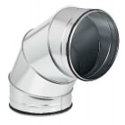 S&P - Coude 90° mâle/mâle acier galvanisé à joints, classe C, D 315 mm