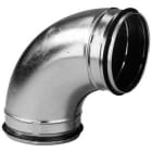 S&P - Coude 90° mâle/mâle acier galvanisé à joints, classe C, D 160 mm