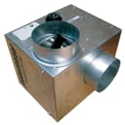 S&P - Répartiteur d'air chaud pour foyer fermé, 400 m3/h, thermostat intégré, D 125 mm