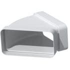 S&P - Coude 45° horizontal PVC rigide, rectangulaire 55 x 220 mm, gamme TUBPLA