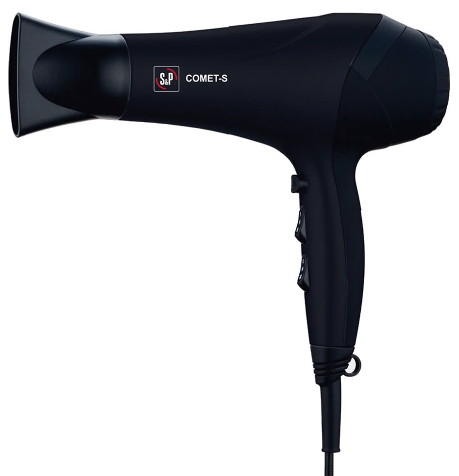 S&P - Sèche-cheveux mural, marche/arrêt bouton poussoir