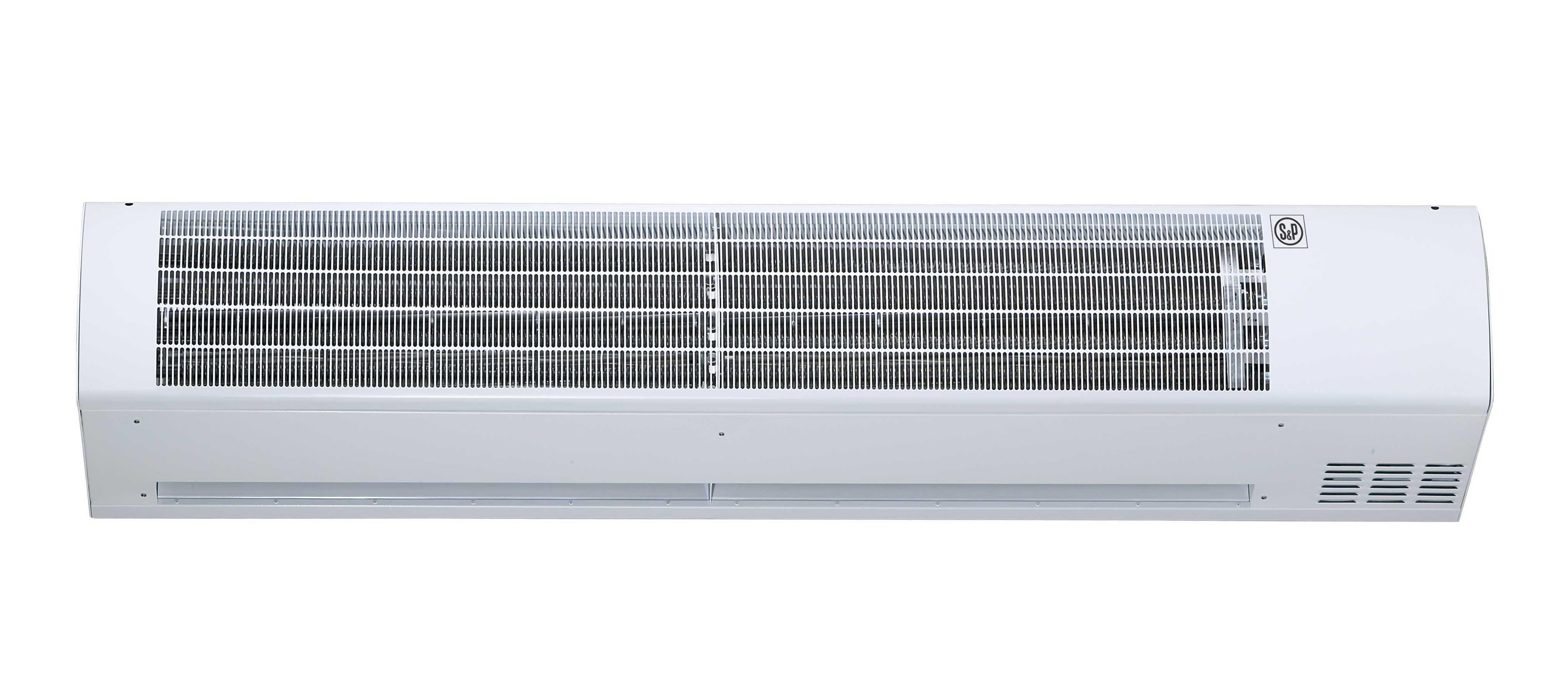 S&P - Rideau d'air chaud grande hauteur, batterie à eau 33 kW, longueur 1390 mm