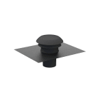 S&P - Chapeau de toiture plastique design, D raccordement 125 mm, couleur ardoise