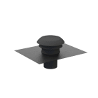 S&P - Chapeau de toiture plastique design, D raccordement 150/160 mm, couleur ardoise